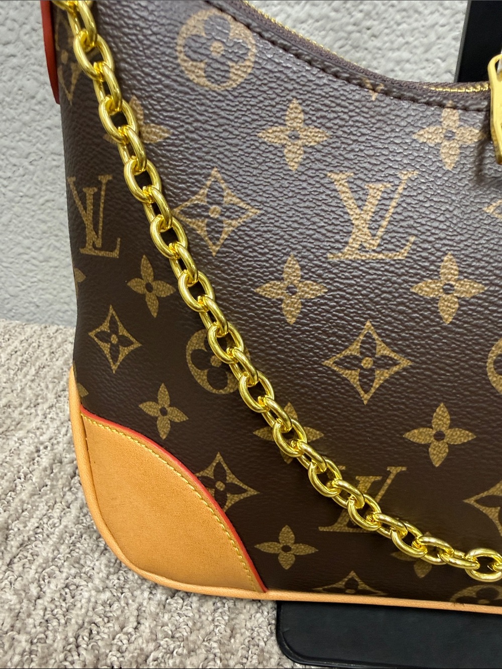 Source Unknown LV Brown Monogram Boulogne PM - Picture 6 of 15